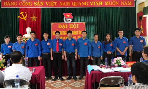 Ban Chấp hành Đoàn cấp cơ sở xã Tân Lập ra mắt Đại hội